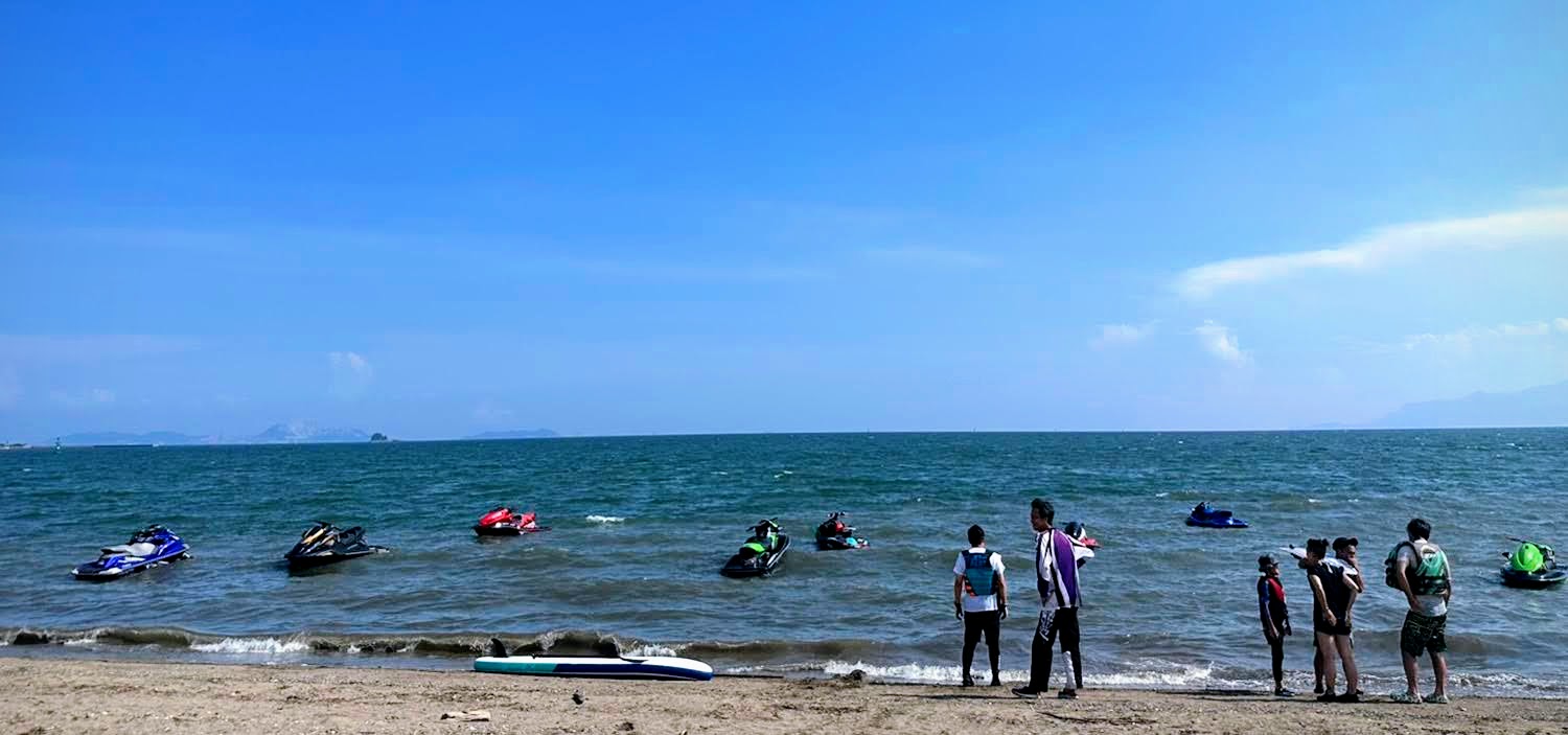 ジェットスキー上架料。赤穂恋ヶ浜プライベートビーチ
